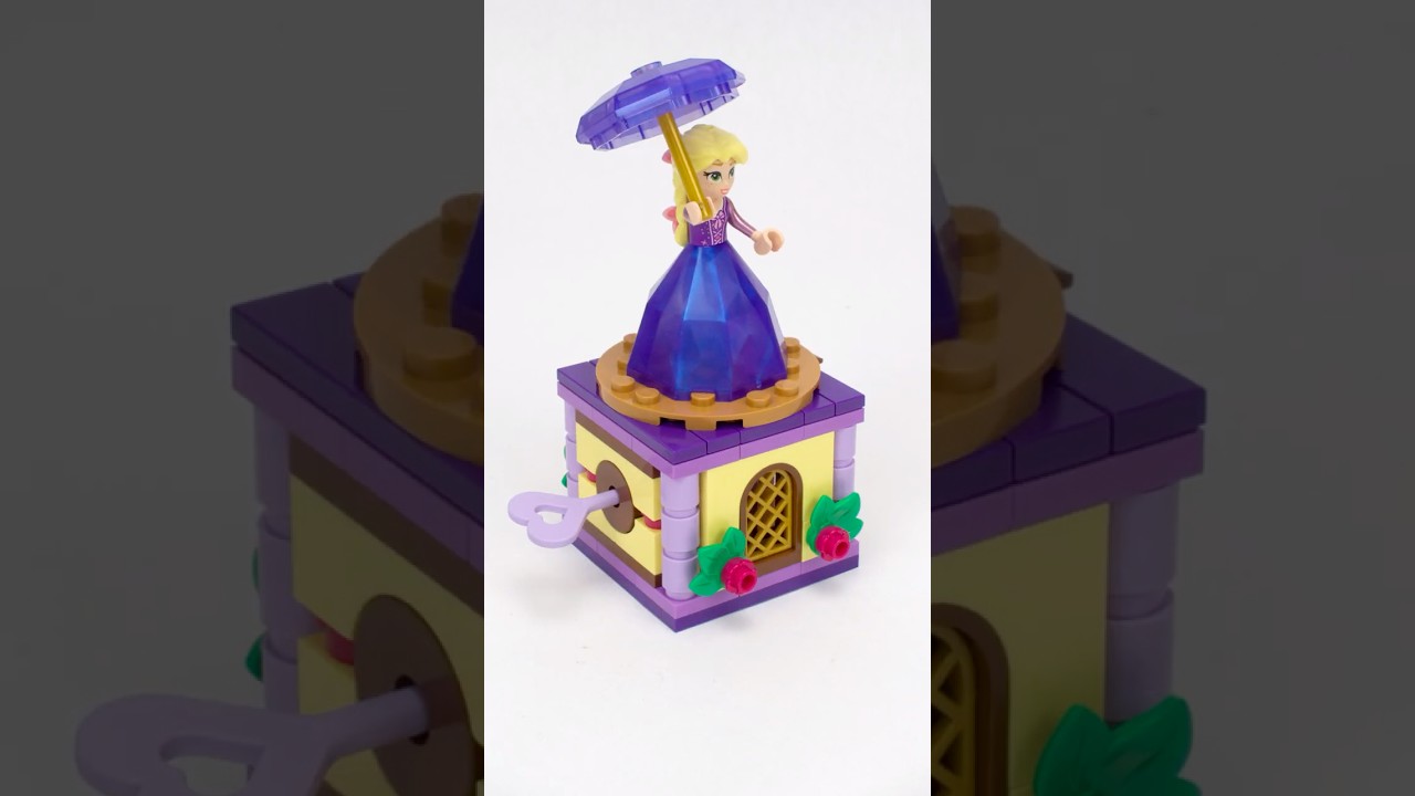 Twirling Rapunzel 43214 LEGO Disney #lego #stopmotion