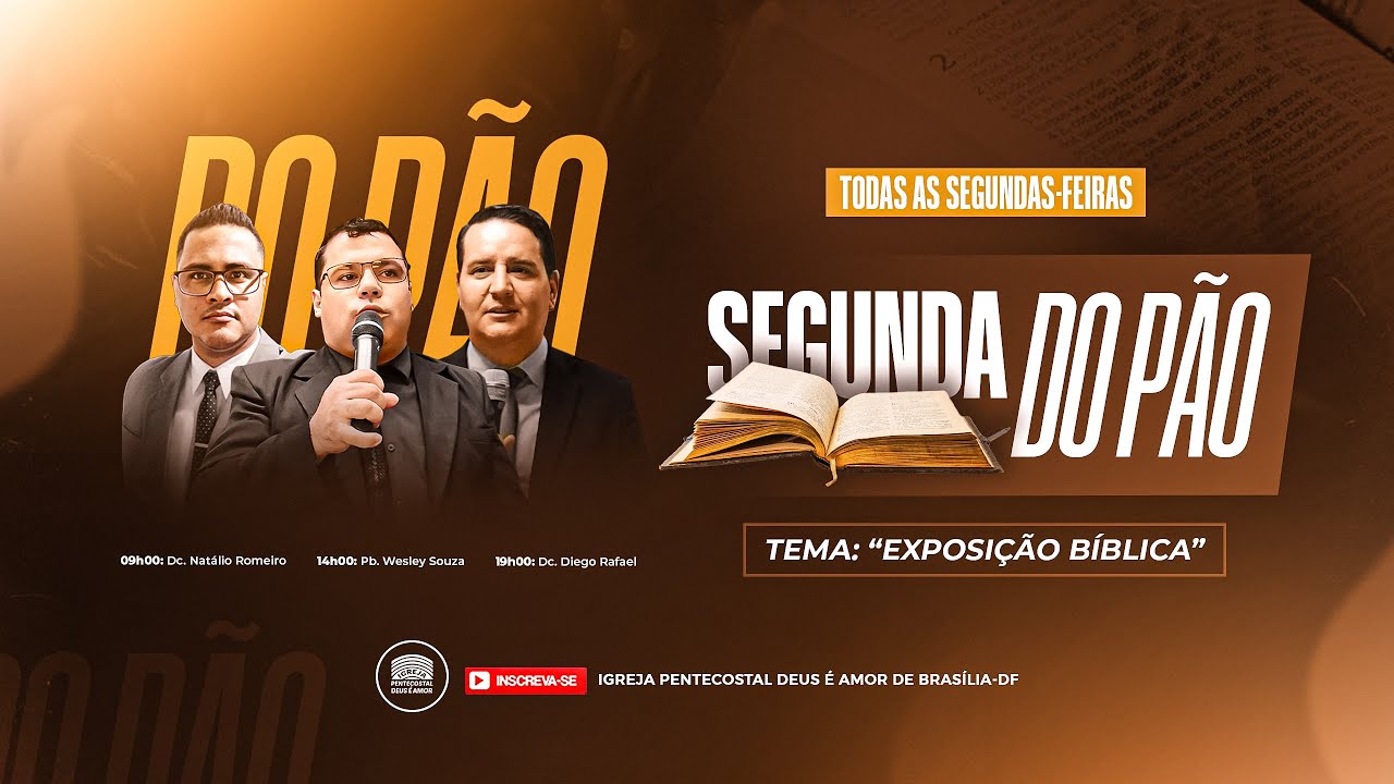 10h | IPDA AO VIVO | Igreja Deus é Amor de Brasília/DF | CULTO DOUTRINÁRIO