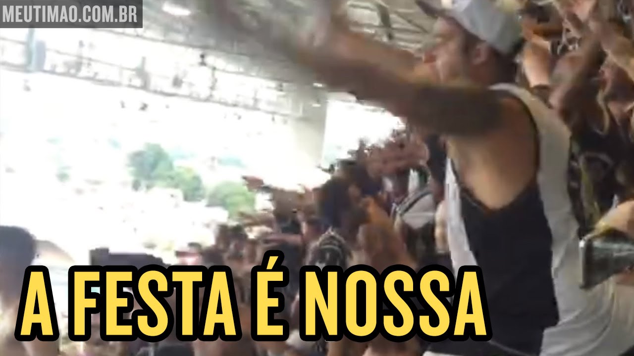 Festa da torcida do Corinthians no estádio Independência