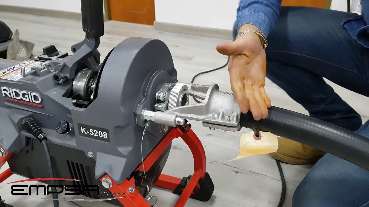 Destapadora K-5208 RIDGID Capacidad de 2