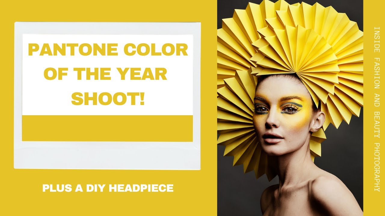Pantone Color of the Year Shoot with DIY Headpiece