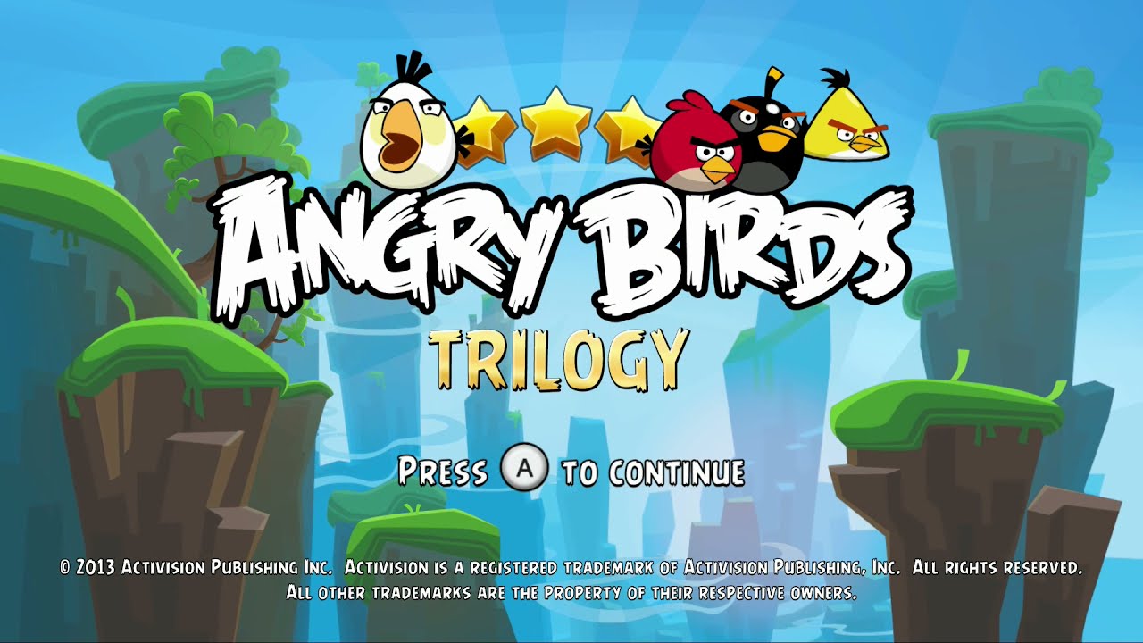 Angry Birds Trilogy - Menu