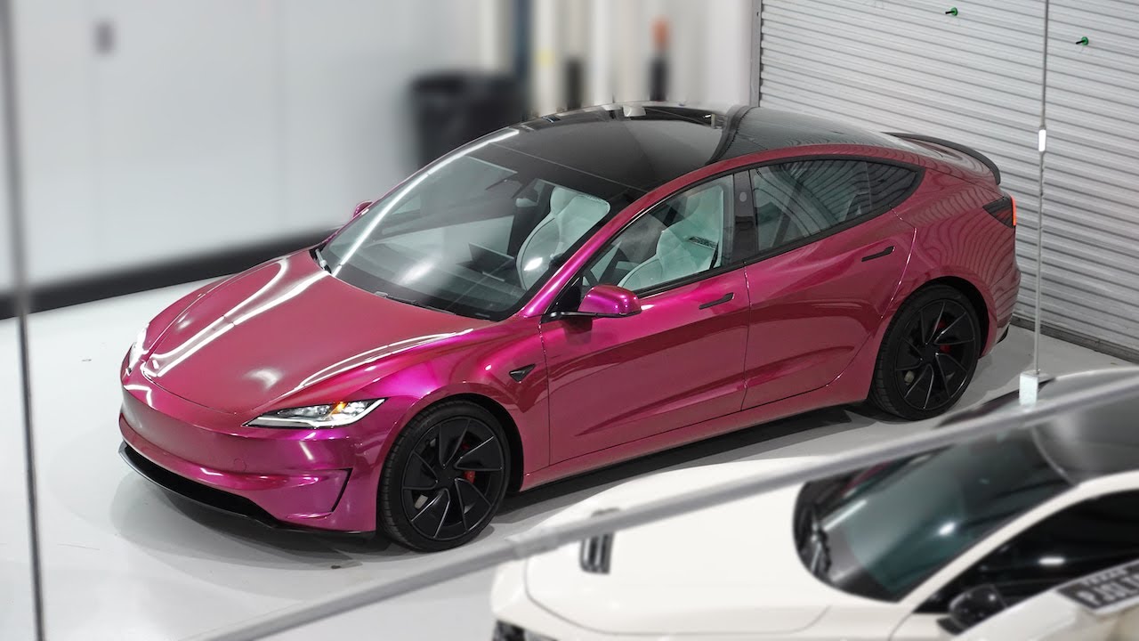 Best looking Inozetek Vinyl Wrap on the newest 2024 Tesla Model 3 Performance!!  Best wrap ever?!