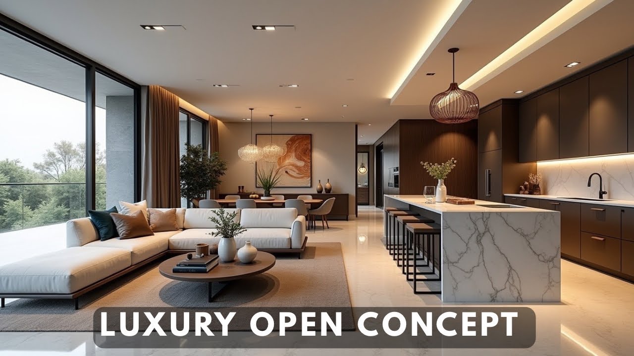 Open Concept Luxury Homes | The Beauty of Modern Interior Design