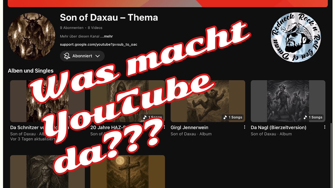 Was ist ein YouTube Künstler - Themenkanal?? YouTube Thema was ist das?