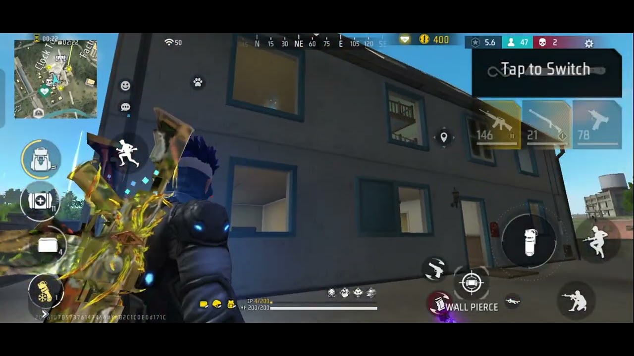 FREE FIRE GAMEPLAY VIDEO👌.CLOCK TOWER.            #rushgameplay #freefire #headshot 