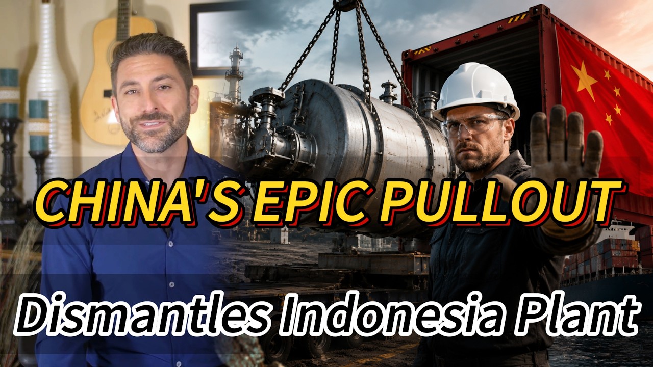 China's Epic Indonesia Pullout: Dismantling Billion-Dollar Nickel Plants to Protect Tech#ChinaPullou