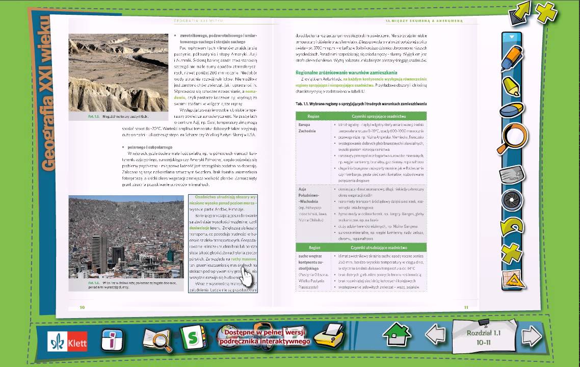 "Geografia XXI wieku" - prezentacja podręcznika interaktywnego Klett