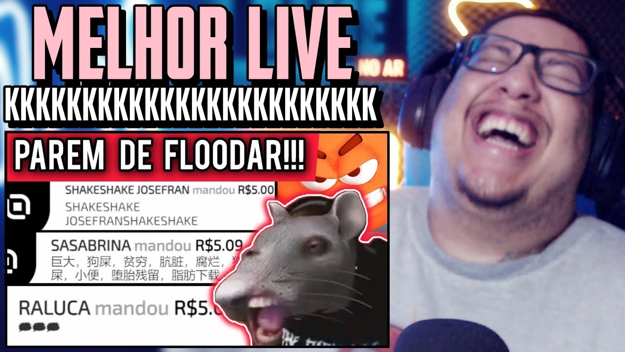 TENTE NÃO RIR COM 10 MINUTOS DE FLOOD DE DONATE DE IA LUANGAMEPLAY