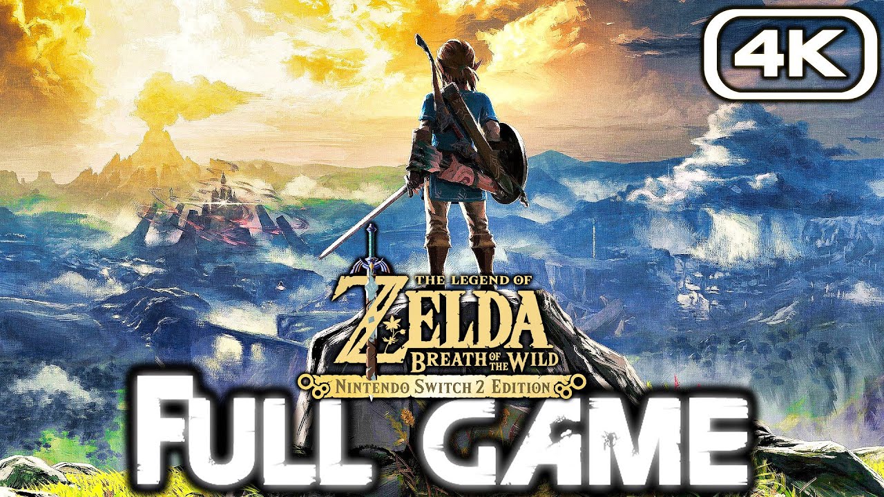 ZELDA BREATH OF THE WILD Gameplay Walkthrough FULL GAME (4K 60FPS) No Commentary