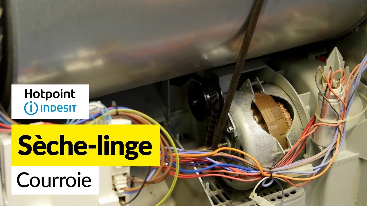 Comment Remplacer la Courroie d’un Sèche-linge Hotpoint ou Indesit