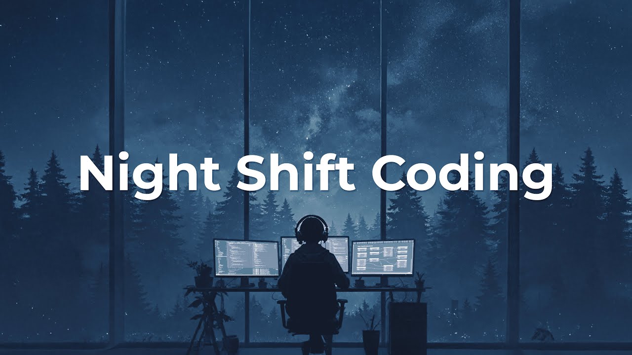 Night Shift Coding - Deep Focus Music for Coding in the night