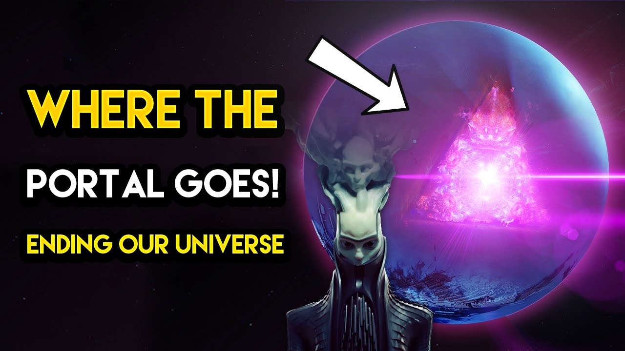 Destiny 2 - INSIDE THE TRAVELER PORTAL! Ending The Flower Game and Our Universe