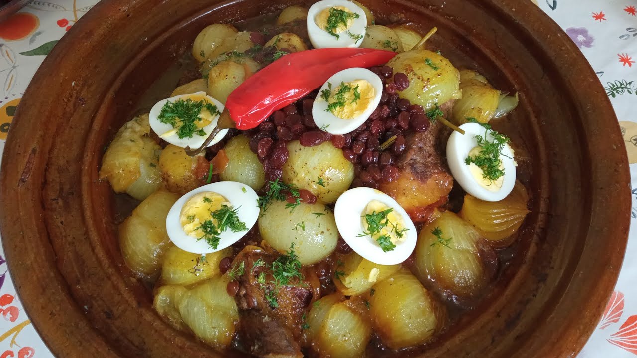 طاجين معلك اللحم بالبصلة والزبيب 😋 شهيوة صيفية اكتر من رائعة وبطريقة مبسطة 😍😍