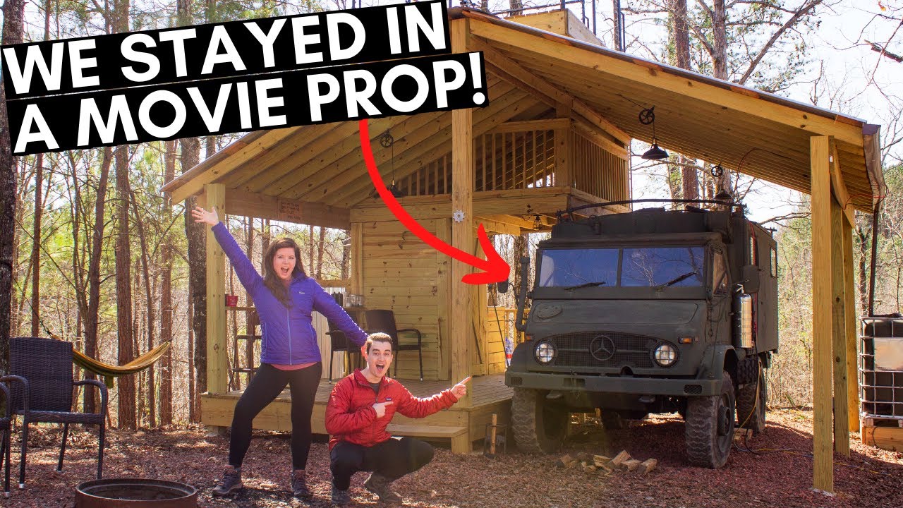 Airbnb made from THE WALKING DEAD MOVIE PROP!!