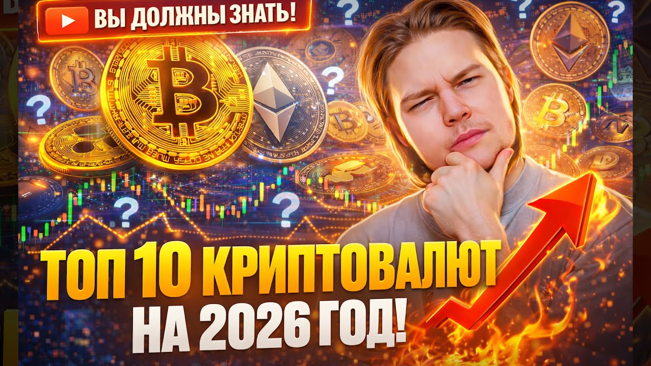 ЛУЧШИЕ КРИПТОВАЛЮТЫ НА 2026 ГОД - МОЙ ЧЕСТНЫЙ ТОП-10🔥🔥
