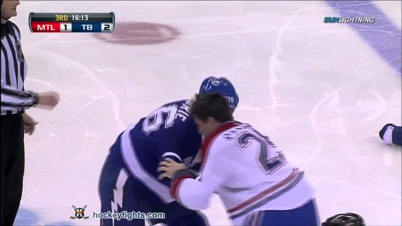 Brad Staubitz vs Pierre-Cedric Labrie Feb 28, 2012