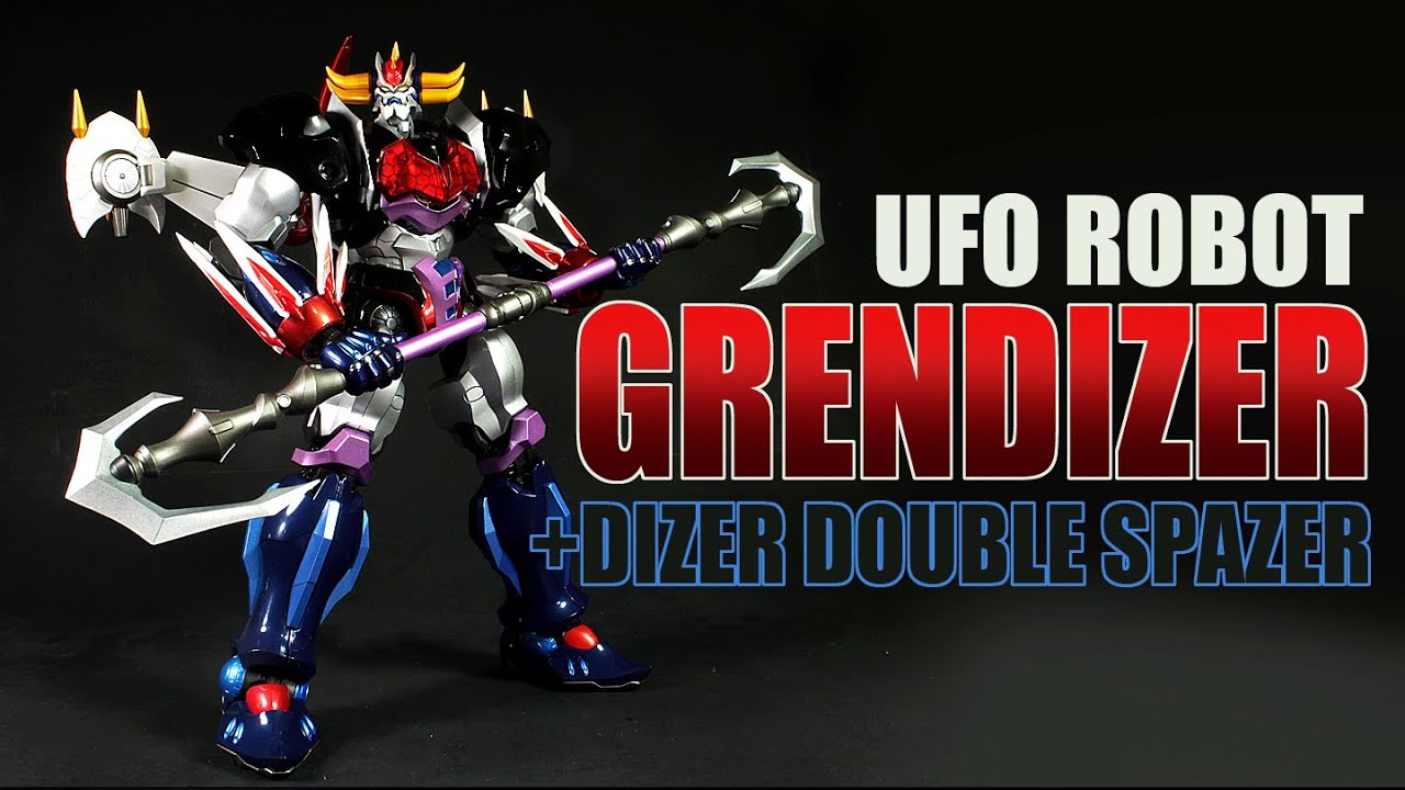 Artstorm Fewture EX Gokin UFO Robot Grendizer plus Dizer Double Spazer diecast robot figure review