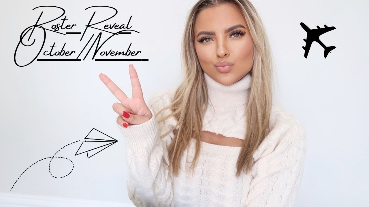 FIRST ROSTER REVEAL | OCTOBER/NOVEMBER ✈️