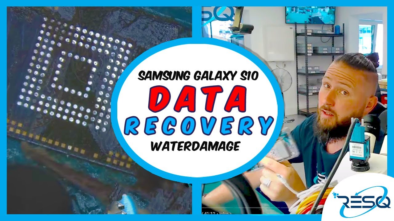 Samsung Galaxy S10 Plus Datenrettung Salzwasserschaden - Wasserschaden - Waterdamage - Board SWAP