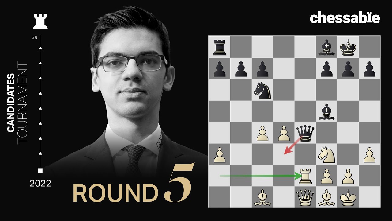 RECAP Round 5 - 2022 Candidates Tournament (ALL GAMES)