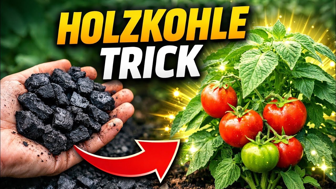 Der Holzkohle-Trick, der deinen Boden extrem fruchtbar macht