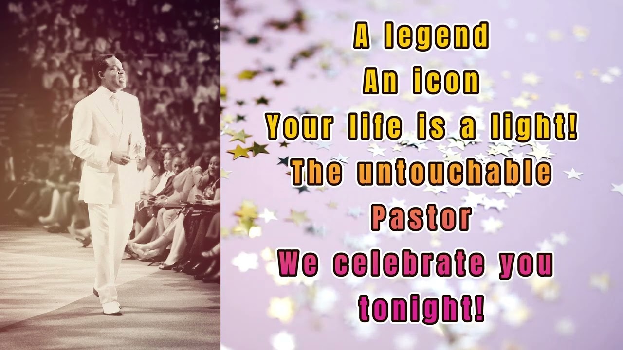Happy Birthday Pastor! I love you, Sir.