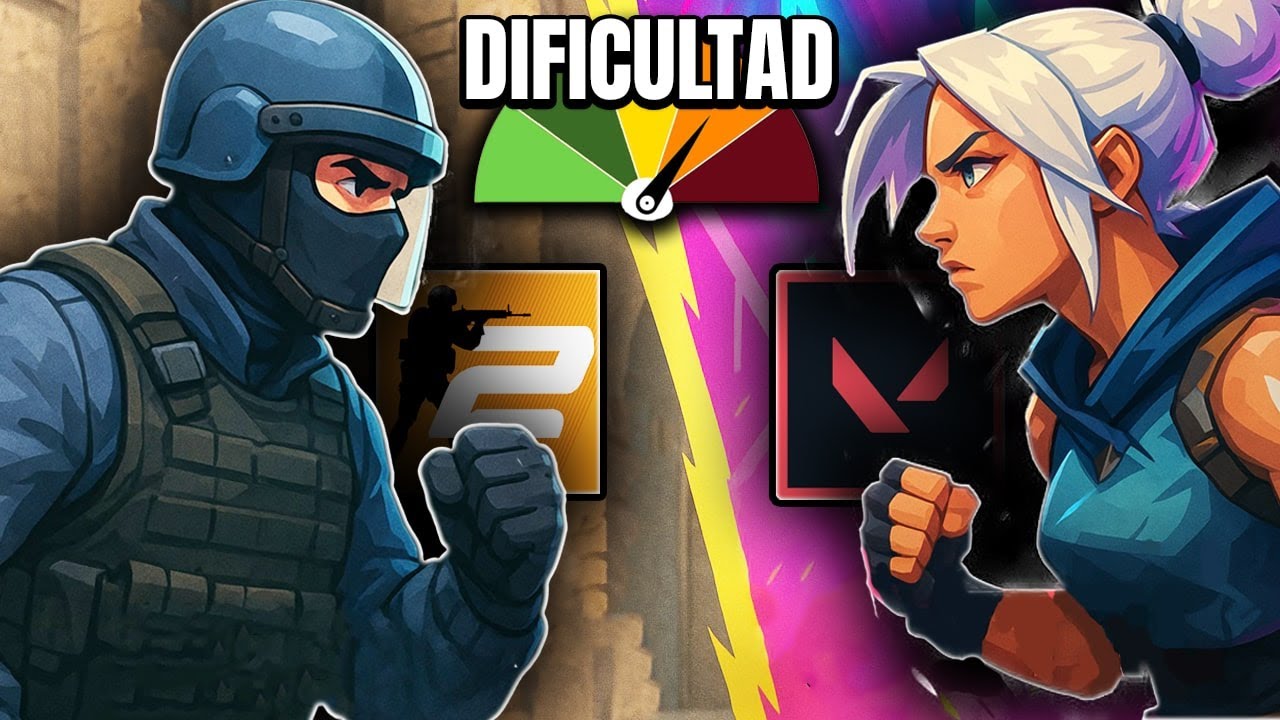 CS2 vs VALORANT: ¿Cuál es MÁS DIFICIL?