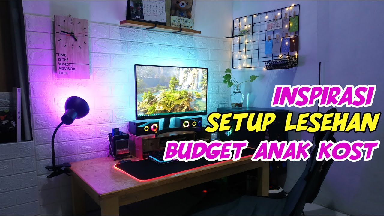 Inspirasi Setup PC Lesehan budget anak kost || Setup PC untuk WFH