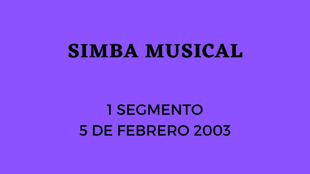 Simba Musical  | El inicio de la agrupación y sus integrantes