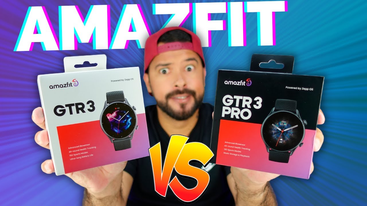 AMAZFIT GTR 3 vs AMAZFIT GTR 3 PRO ( qual comprar )