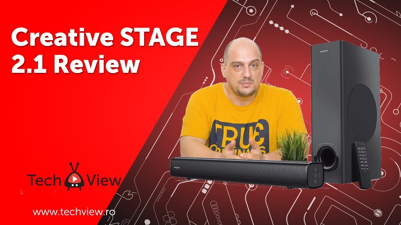Creative Stage 2.1 - un set de boxe potrivite pentru multe scenarii de utilizare