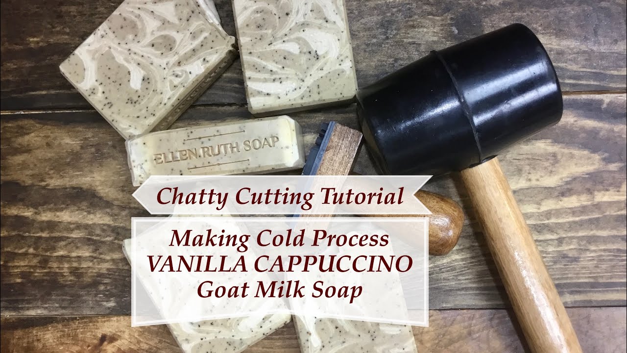 Luscious Goat Milk Coffee Soap + Super Chatty step by step Cutting Tutorial | Ellen Ruth Soap