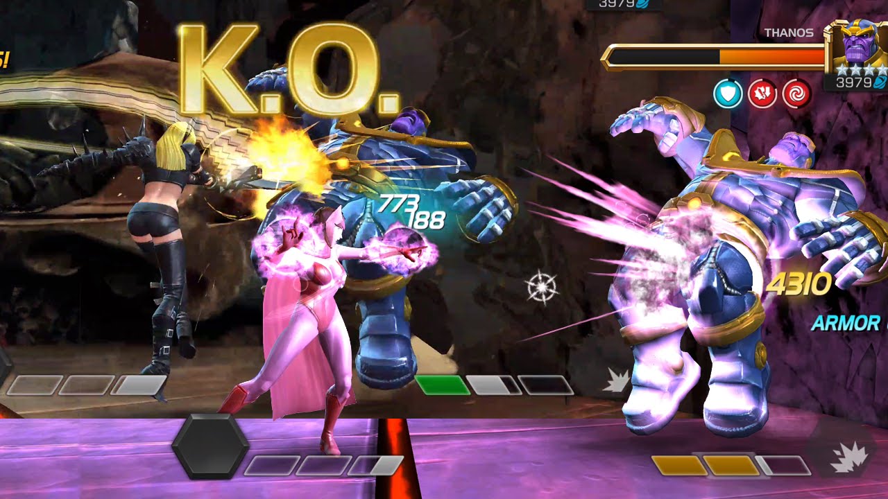 MCoC: Magik & Scarlet Witch vs Thanos