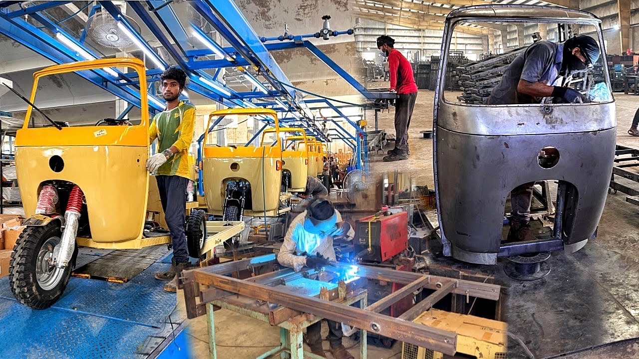 Amazing Making Process of Auto Rickshaw|How Tuktuk Rickshaw Manufactured in Factory |