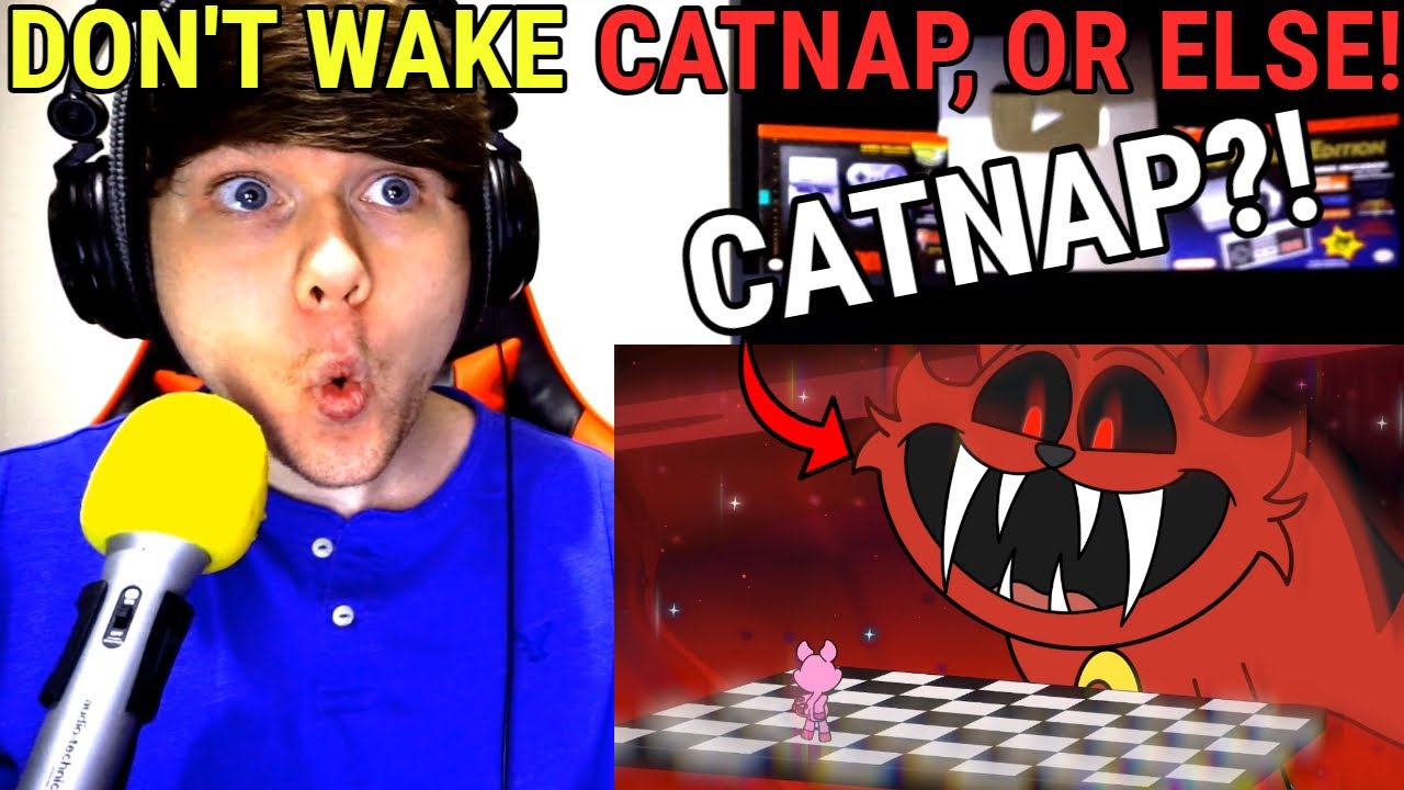 DON'T WAKE CATNAP, or ELSE! (Cartoon Animation) @GameToonsOfficial REACTION!