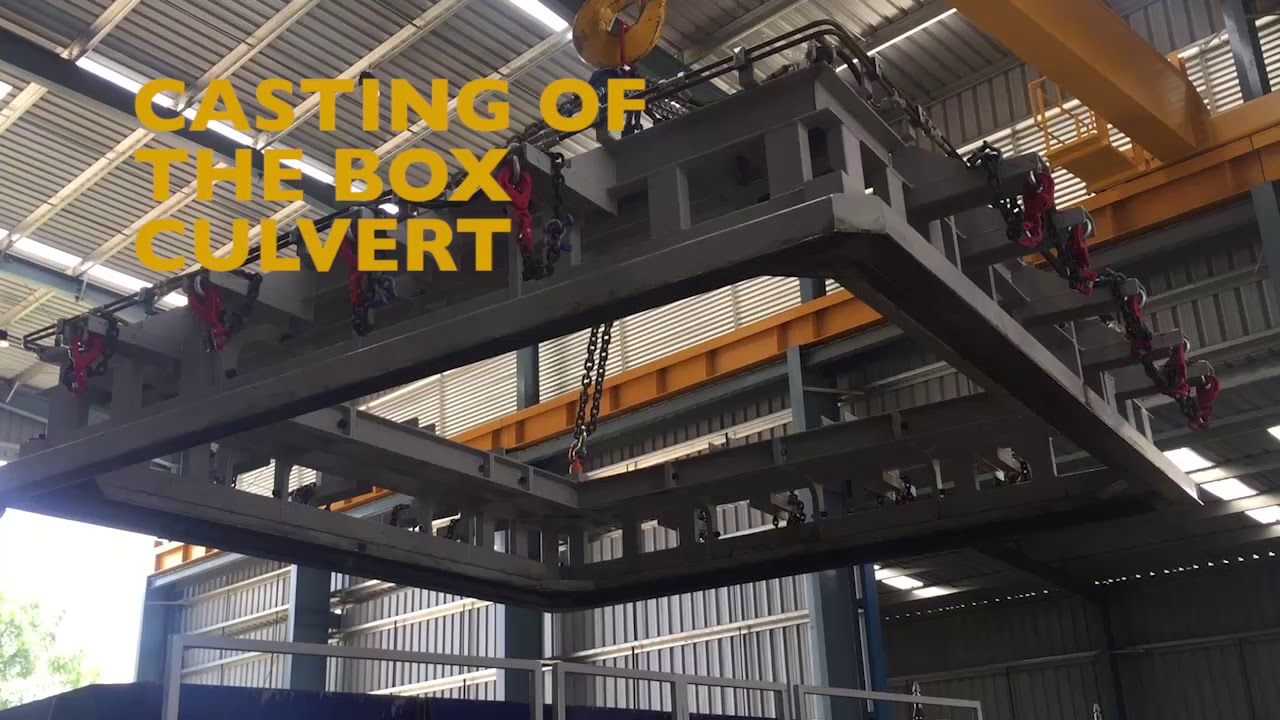 MT 20 Mould system for vibropressed dry cast box culverts