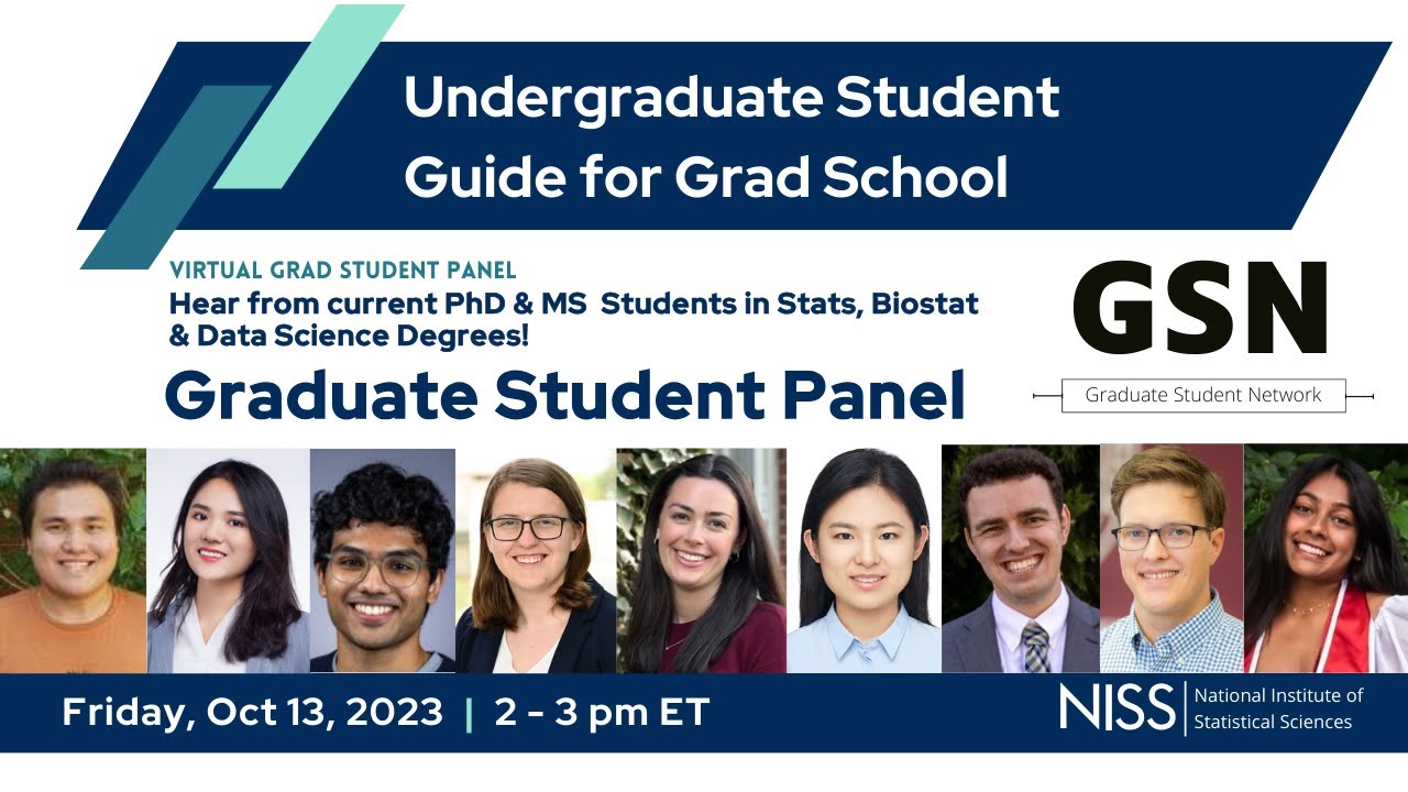 Graduate Student Panel: Undergraduate Guide to Grad School Series, October 13, 2023