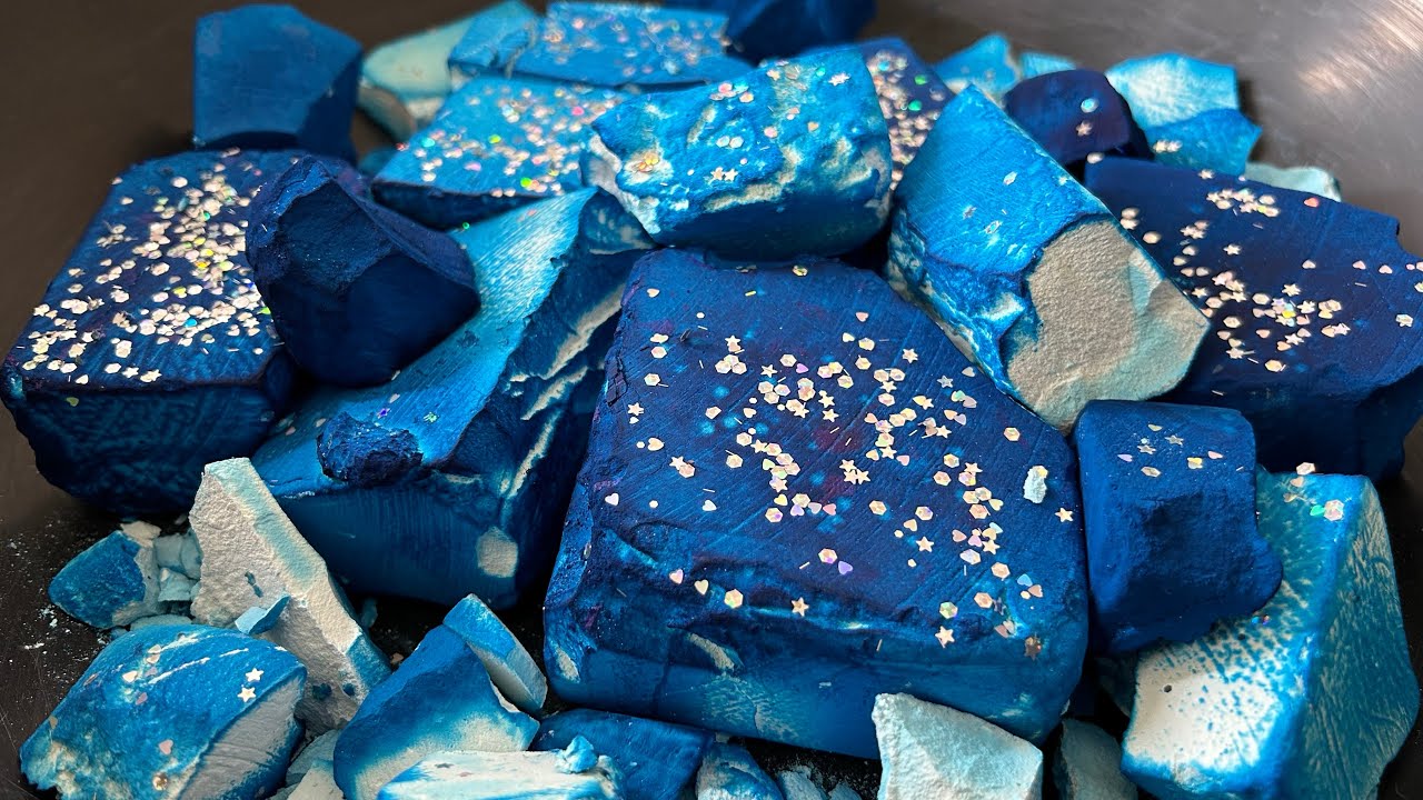 ASMR | Dyed Blue | Birthday Special @sam071 🎂🎉🎁