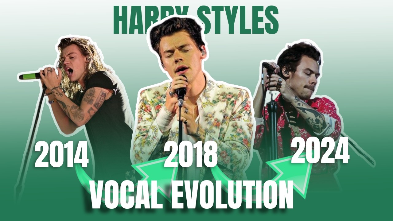 HARRY STYLES VOCAL EVOLUTION (2009 - 2024)