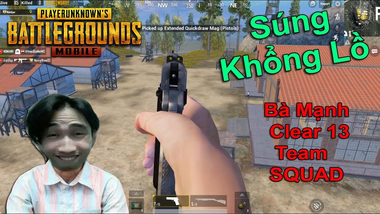 [PUBG Mobile] Bạn Tù Chạy Mất Dép Khi Thấy Bà Mạnh VLog Và Cái Kết