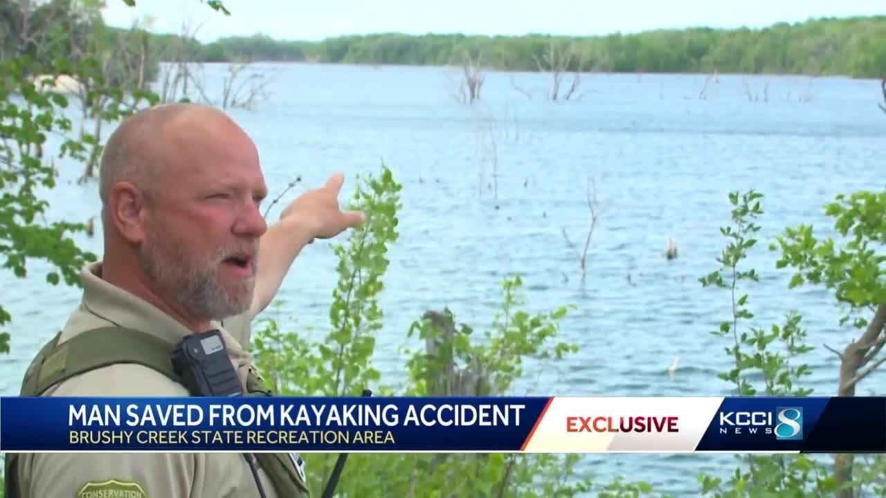 'I thought that was just it': Iowa kayaker recalls swimming for his life in Brushy Creek