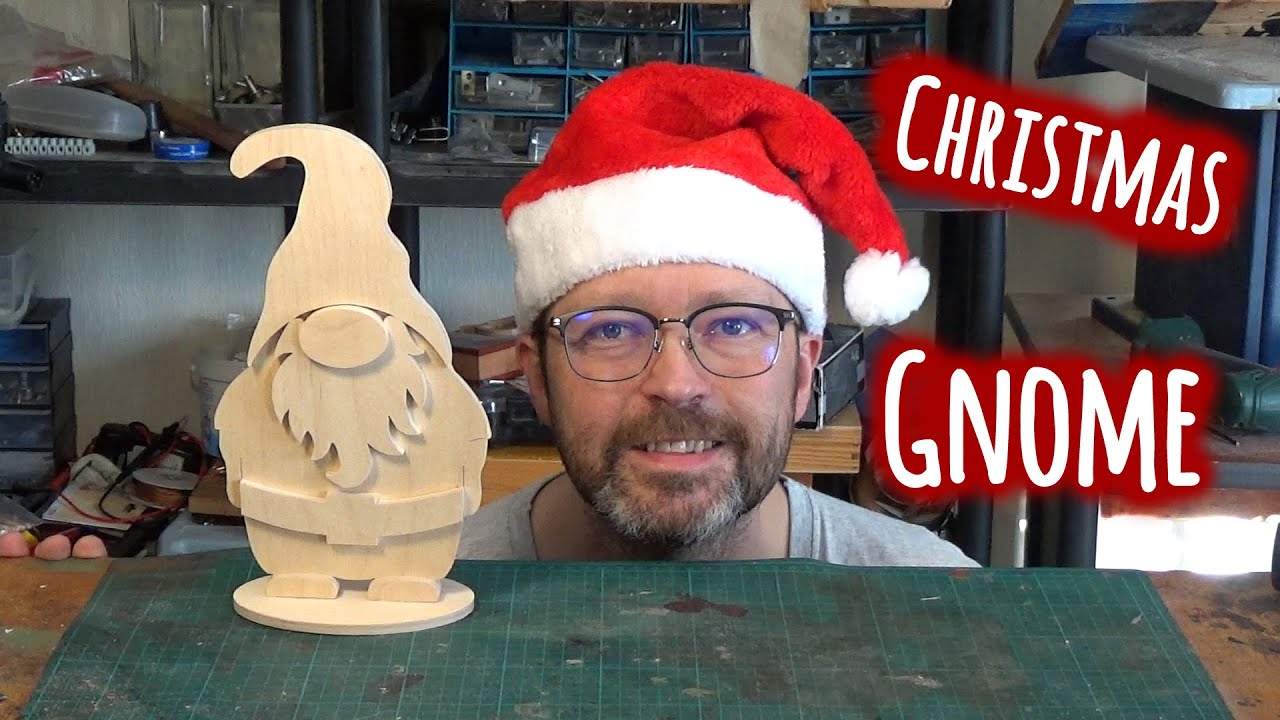 Christmas Gnome - Scroll Saw - DIY / Woodworking