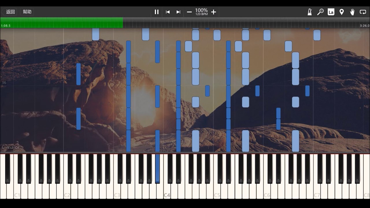 Vicetone - Nevada (ft. cozi zuehlsdorff) Instrumental piano by Synthesia