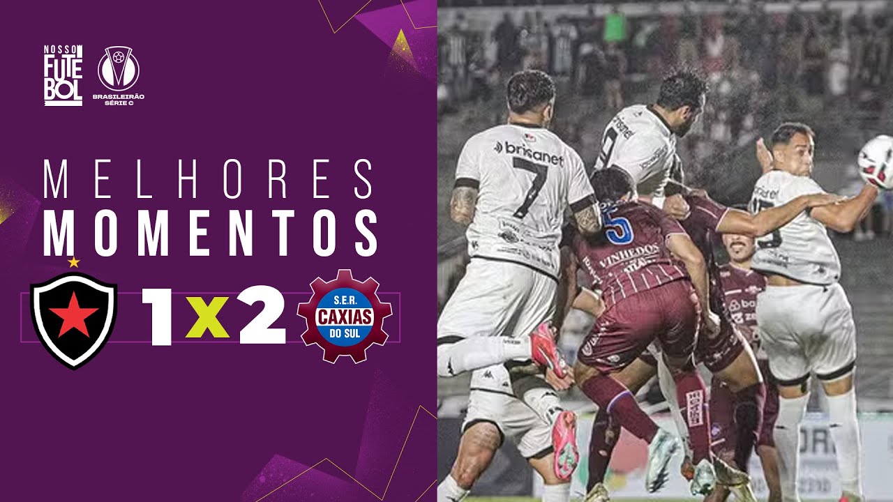DEFESAS ABSURDAS E VIRADA - Botafogo 1 x 2 Caxias - Melhores Momentos - S&eacute;rie C 2025