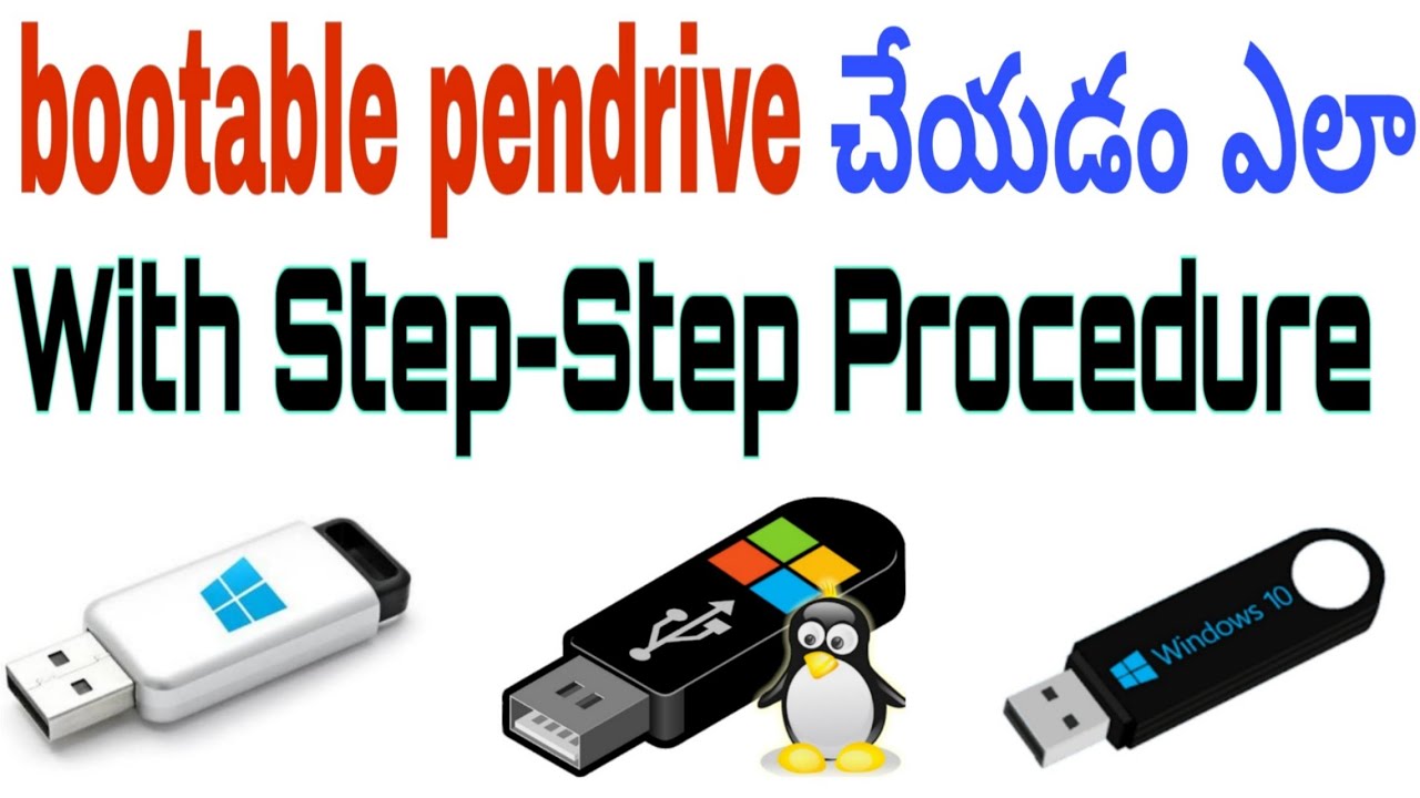 2021 | Make Bootable Pendrive With Out Error Step By Step Procedure in Telugu
