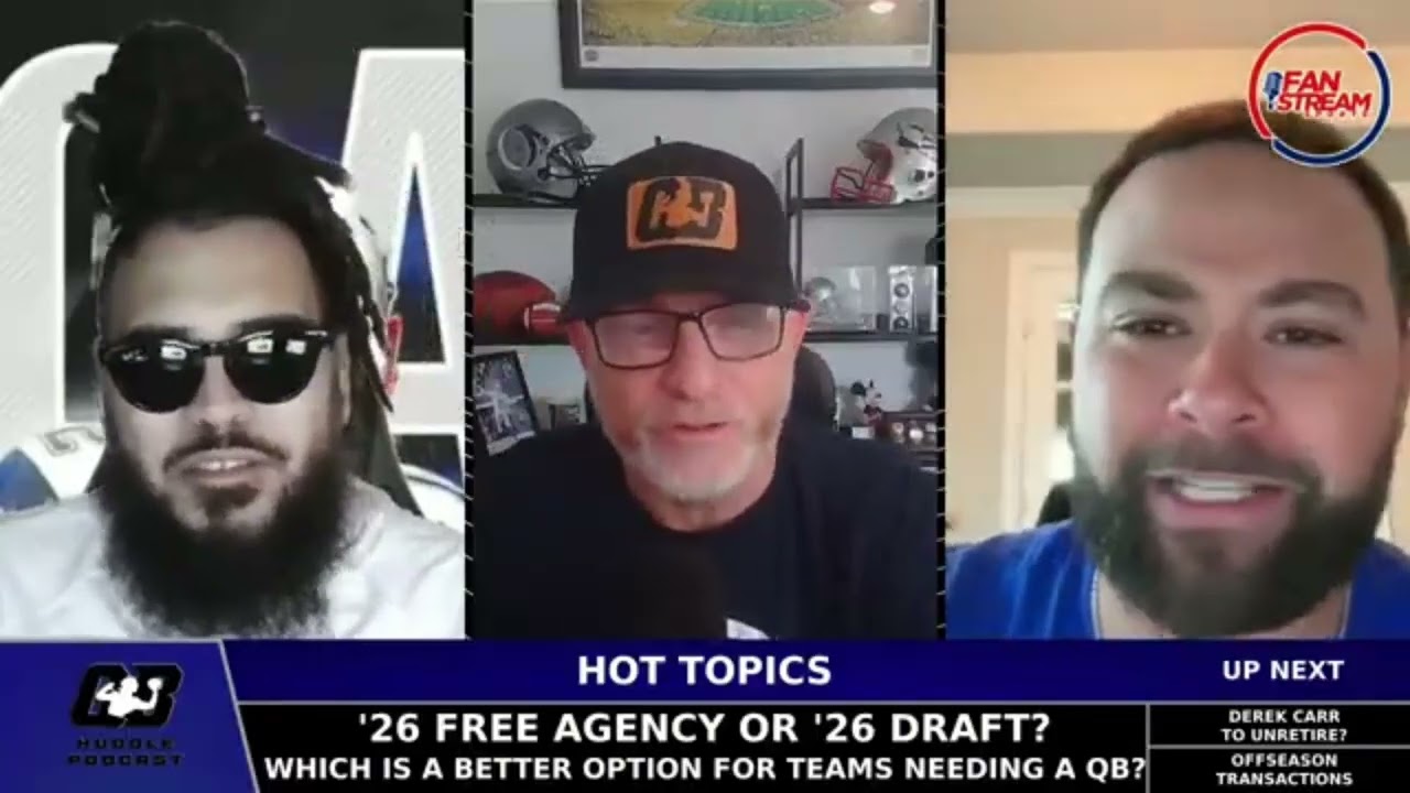 '26 Free Agency vs Draft - Where should teams look for their next quarteback? | QB Huddle Podcast |