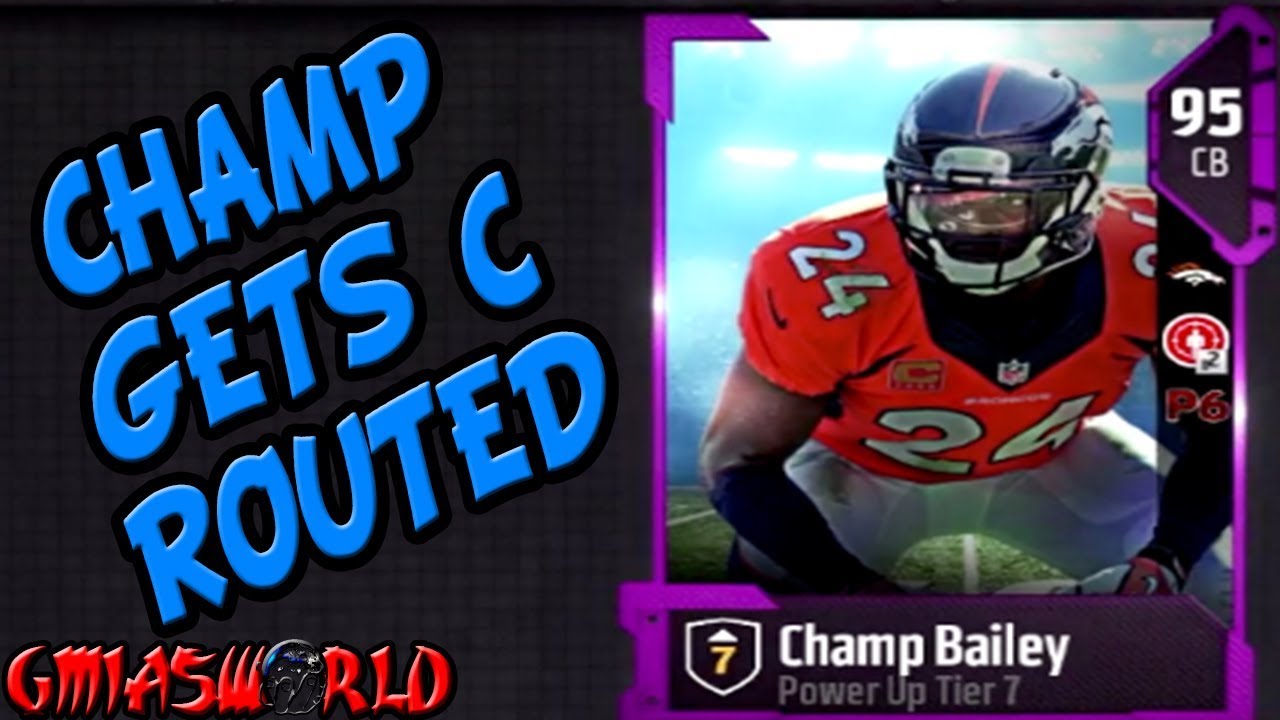 CHAMP BAILEY GETS C ROUTED IN WEEKEND LEAGUE! NO NEED TO PANIC THOUGH MADDEN 18 ULTIMATE TEAM