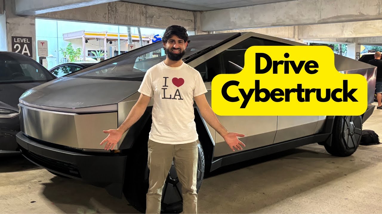 How To Drive A Tesla Cybertruck Easily In Less Than 10min - For The First Time Beginners