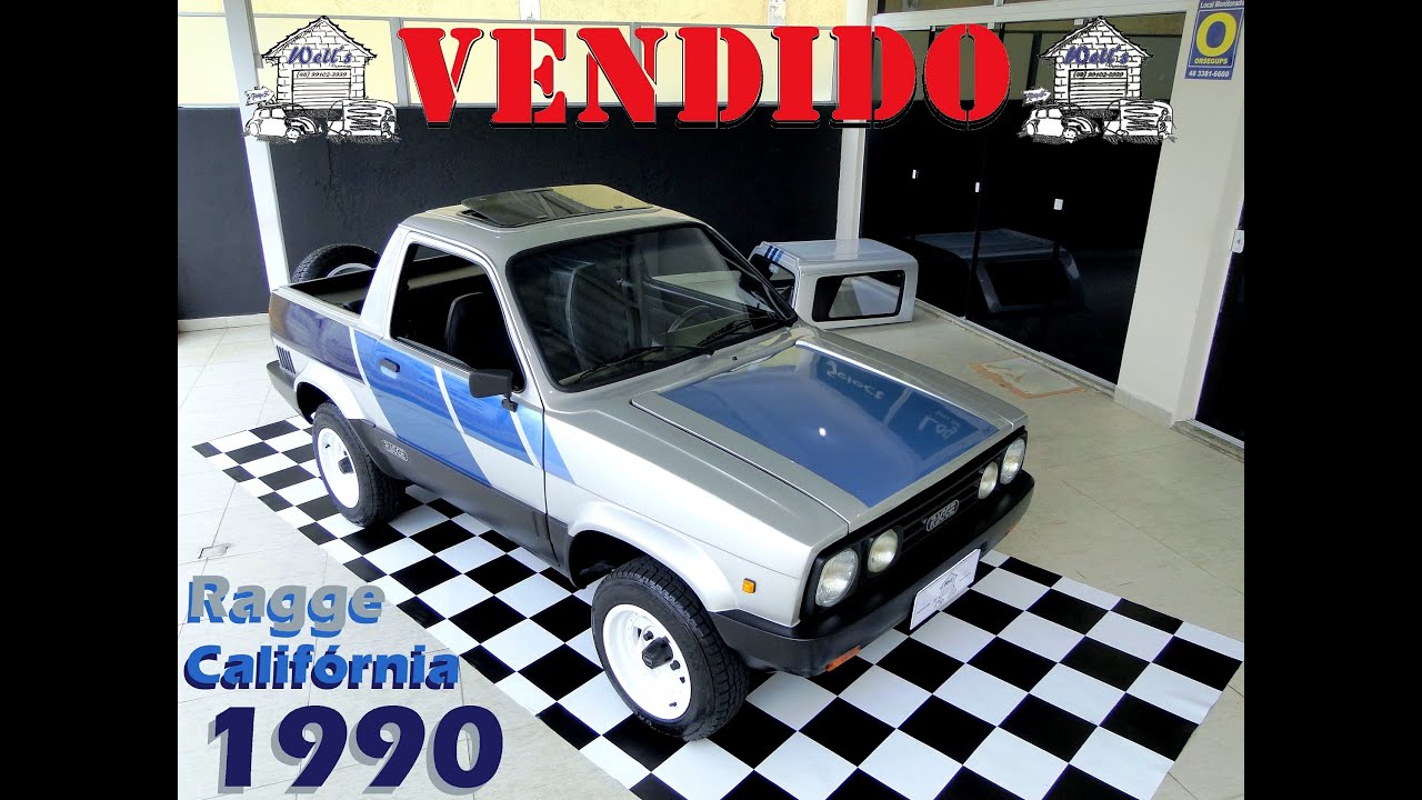 Vendido para São Paulo - SP - Ragge Califórnia 1990